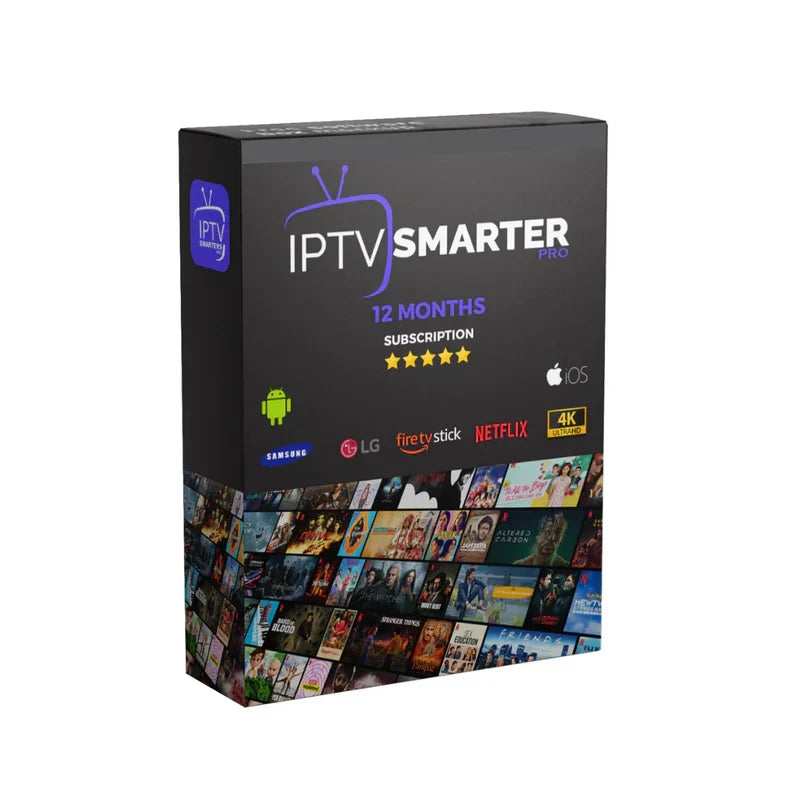 IPTV Smarters Pro Premium Subscription - 12 Months Unbeatable Price