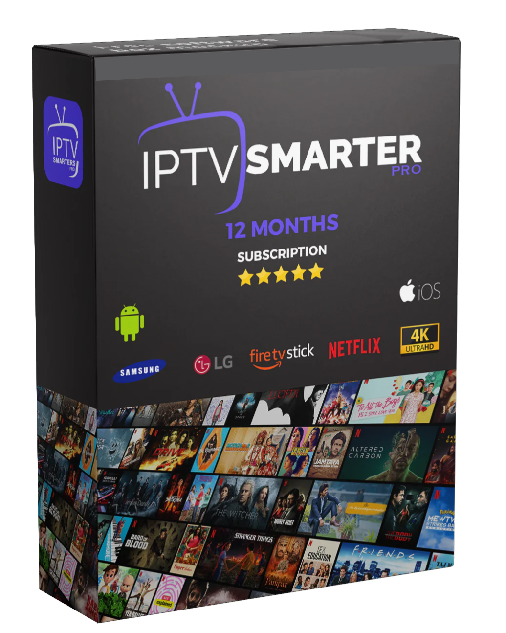 1 Year IPTV Smarters Pro / Smarters Player Lite : Unlimited Streaming Bliss