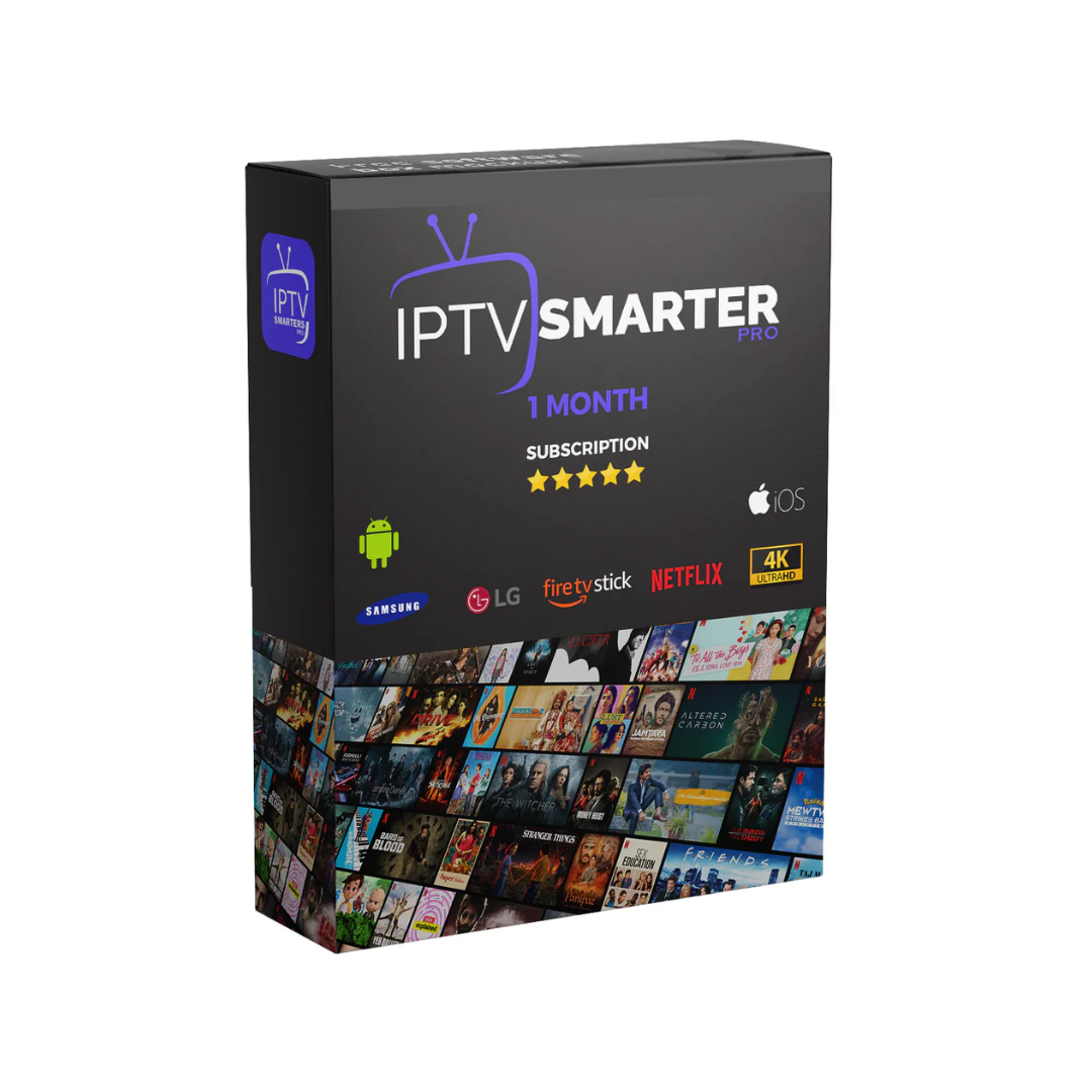 BUY IPTV SMARTERS PRO SUBSCRIPTION / 1 MONTH IPTV SMARTERS PRO  SUBSCRIPTION