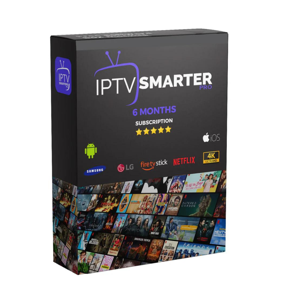 6 Months Maximize Your Entertainment IPTV Smarters Pro for Firestick/Android TV/PC