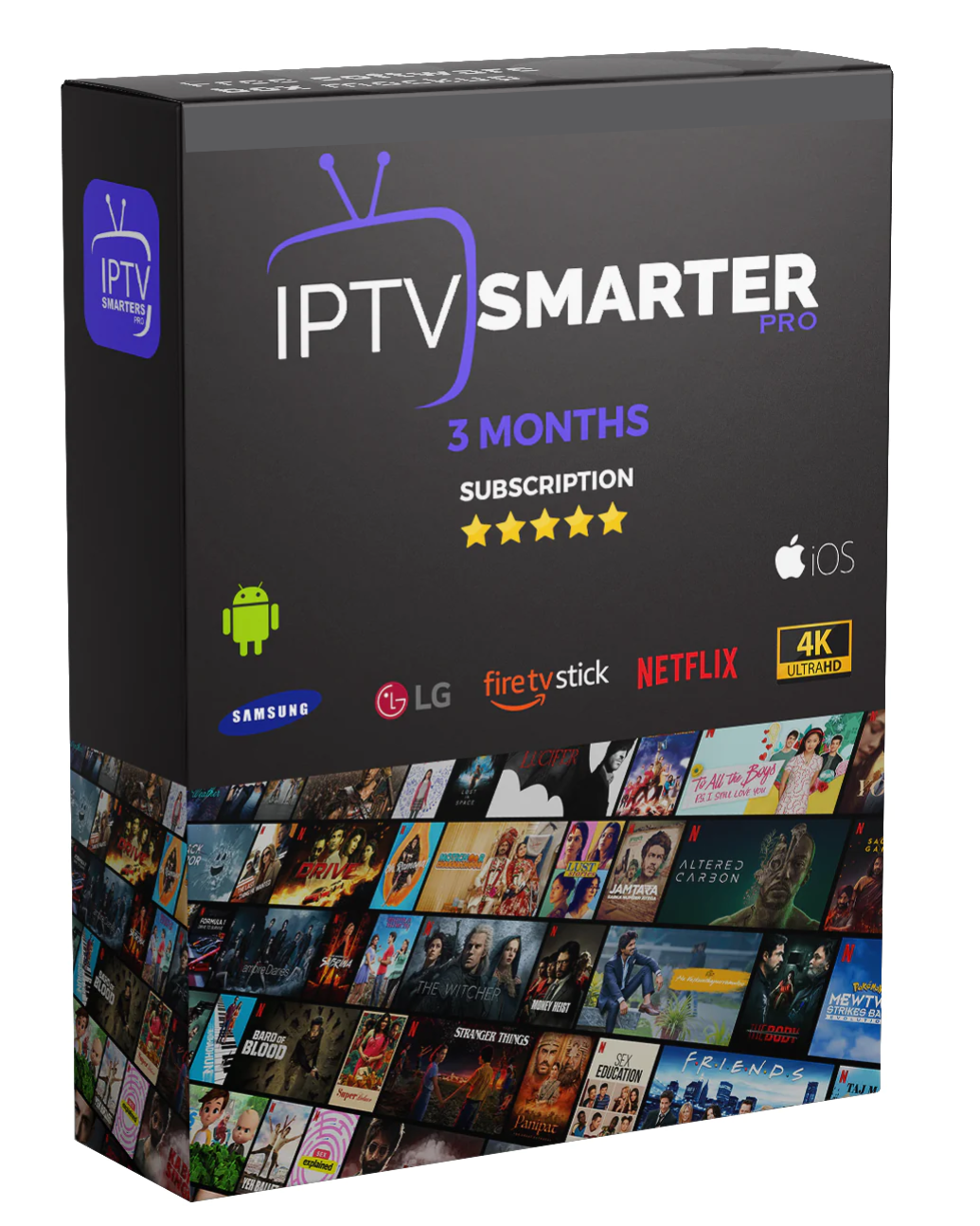 3 Months Subscription for IPTV Smarters Pro / Smarters Player Lite Subscription for 3 Months