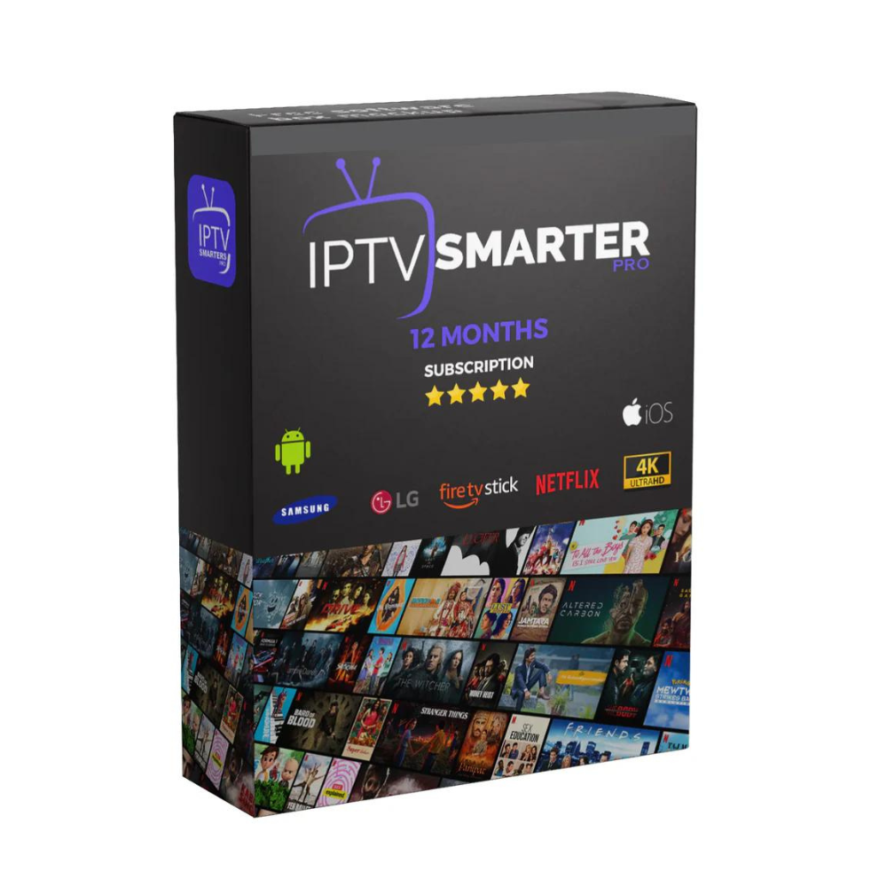 12 Months Year-round Entertainment IPTV Smarters Pro on Firestick/Android TV/PC