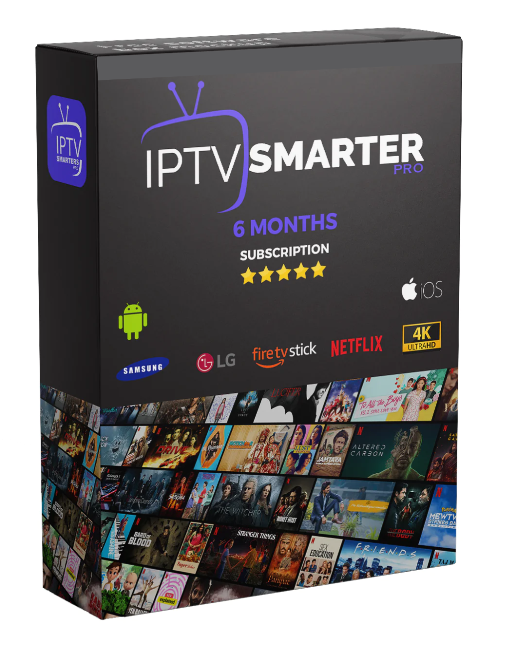 6 Months Subscription for IPTV Smarters Pro / Smarters Player Lite Subscription for 6 Months