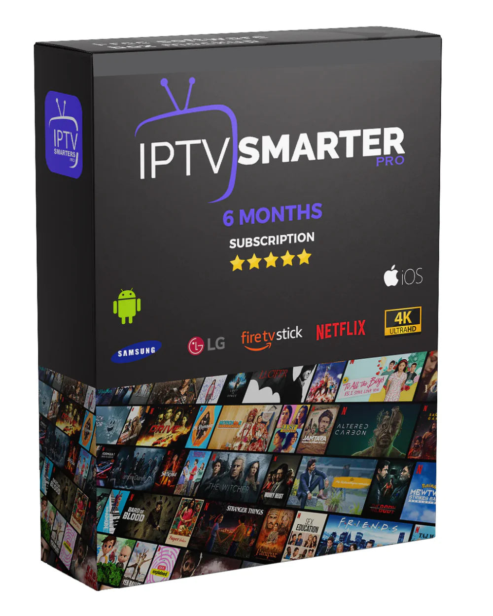 iptv smarters pro subscription 6 months 