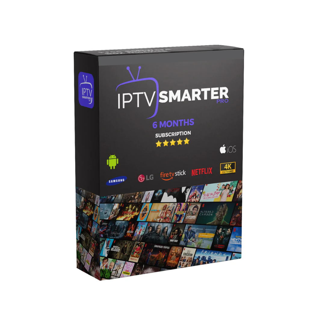 BUY IPTV SMARTERS PRO SUBSCRIPTION / 6 MONTHS IPTV SMARTERS PRO  SUBSCRIPTION SMARTERS